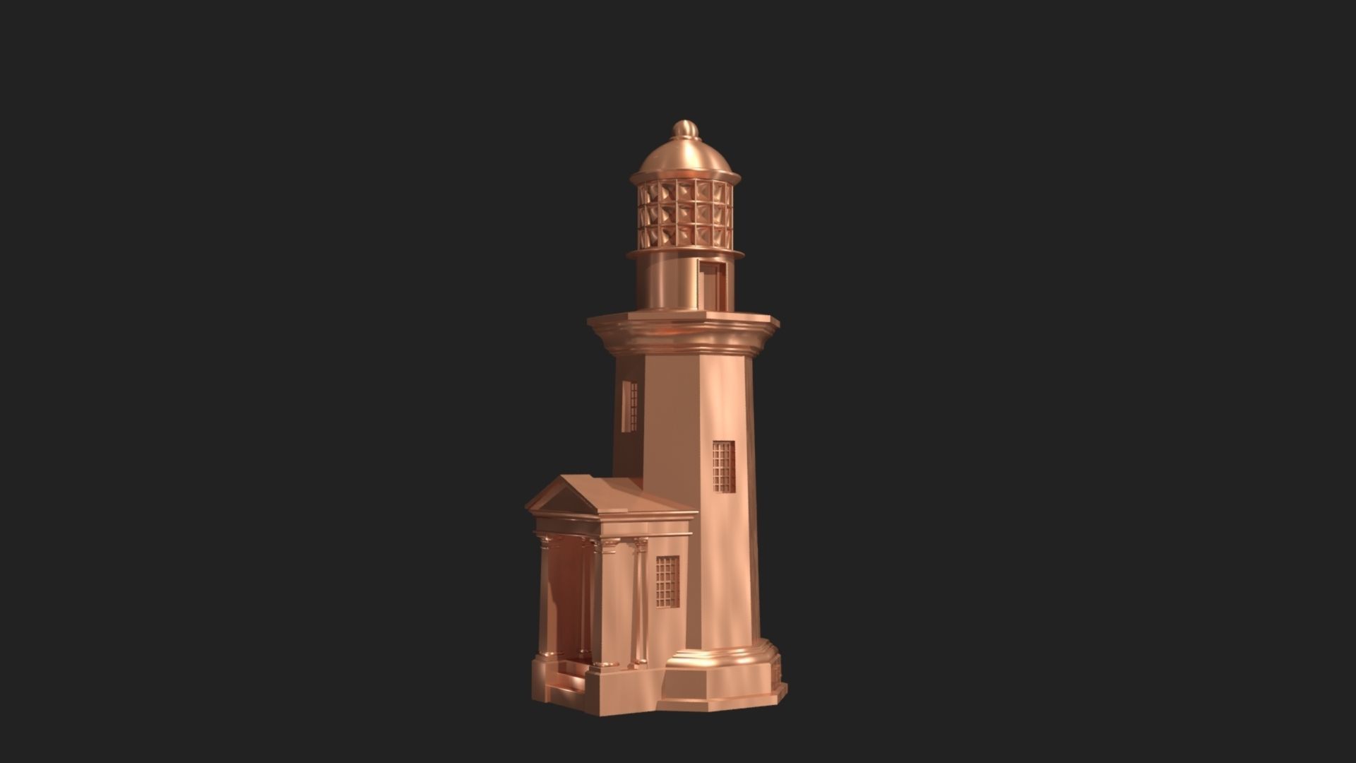 LIGHTHOUSE OF SNAKE ISLAND 3D print model_1