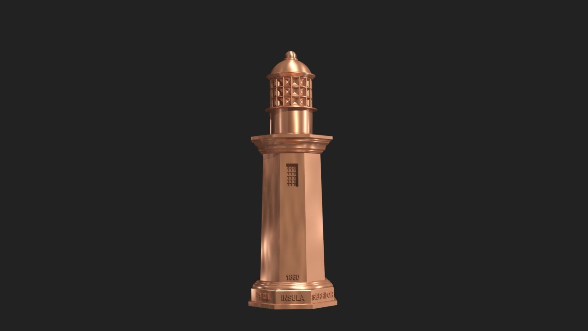 LIGHTHOUSE OF SNAKE ISLAND 3D print model_4