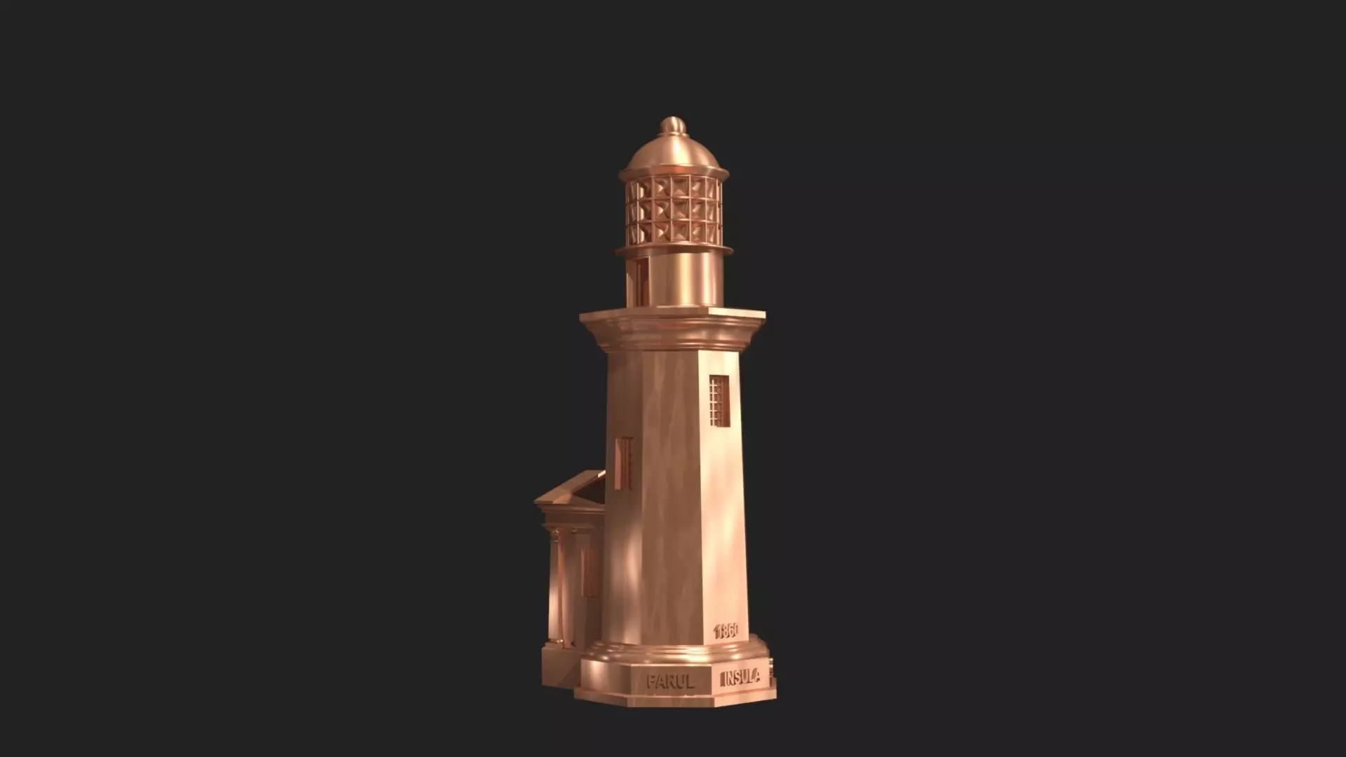LIGHTHOUSE OF SNAKE ISLAND 3D print model_0