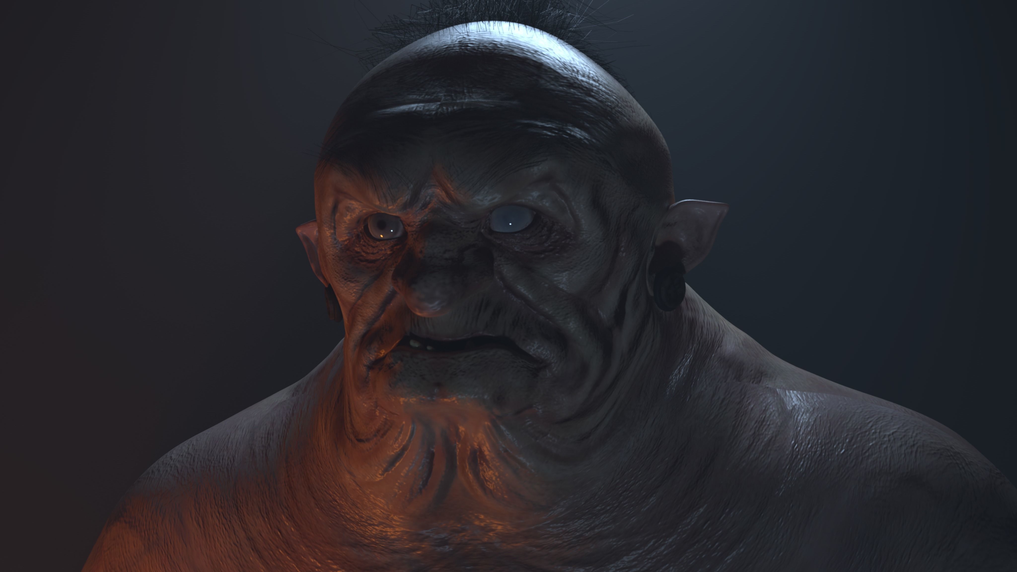 THE WITCH OF THE FOREST Low-poly 3D model_11