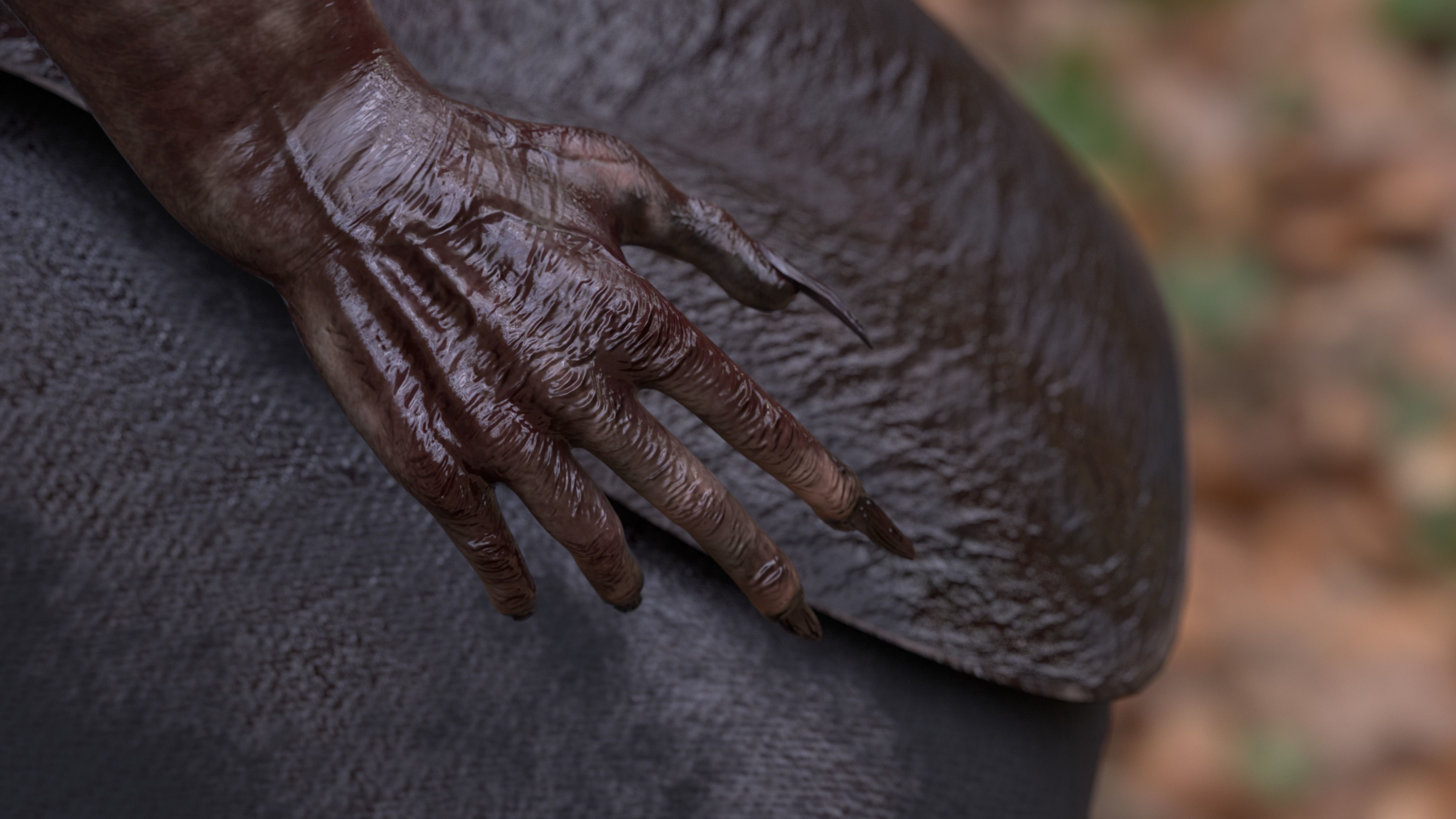 THE WITCH OF THE FOREST Low-poly 3D model_5