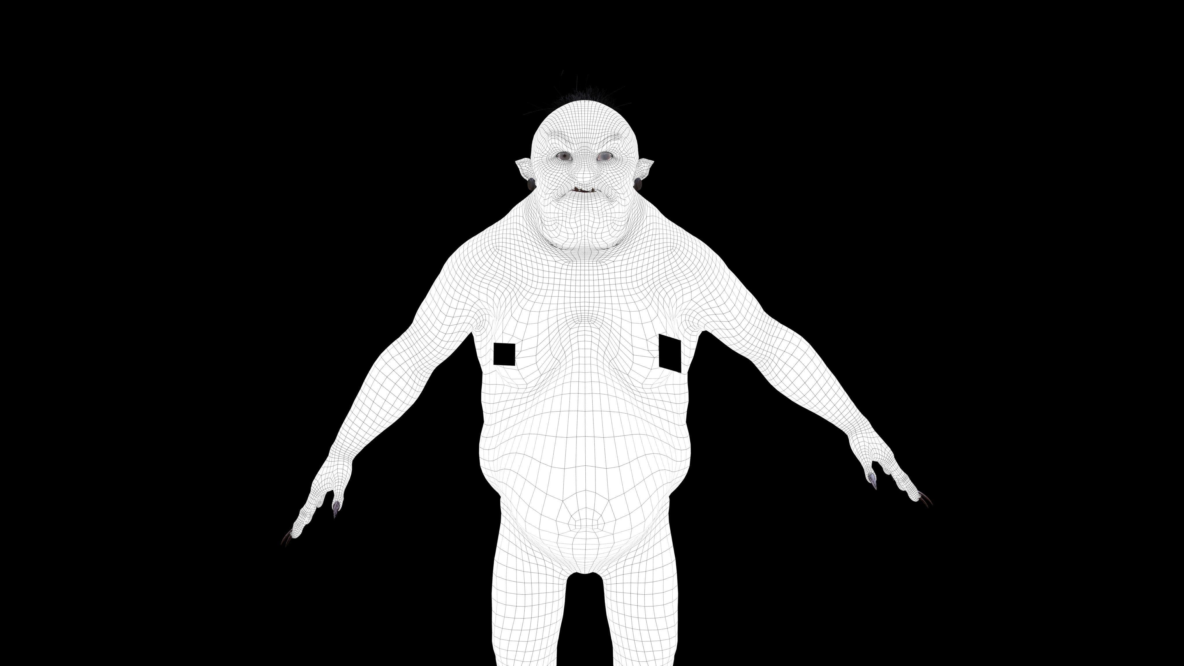 THE WITCH OF THE FOREST Low-poly 3D model_18