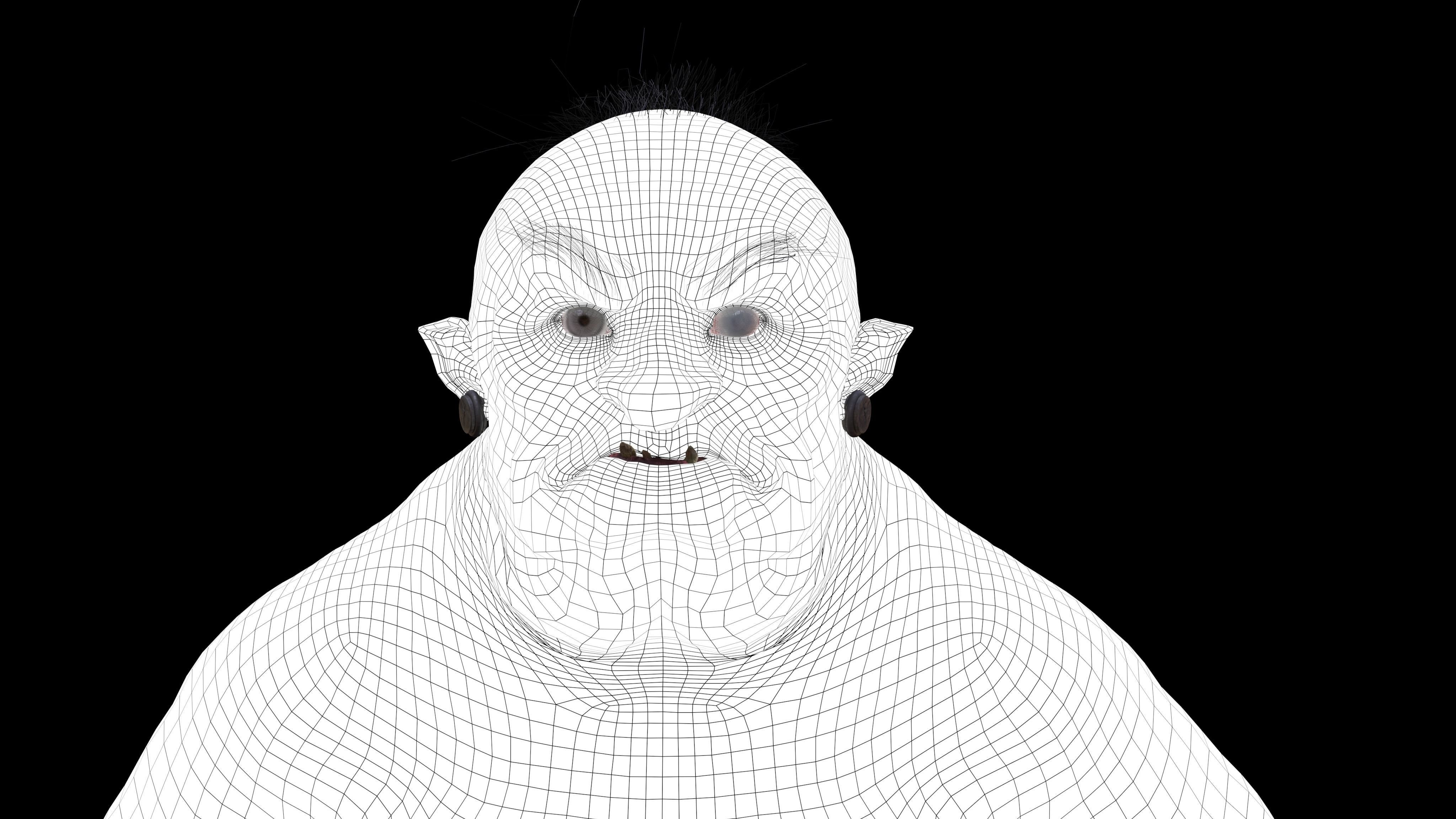 THE WITCH OF THE FOREST Low-poly 3D model_19