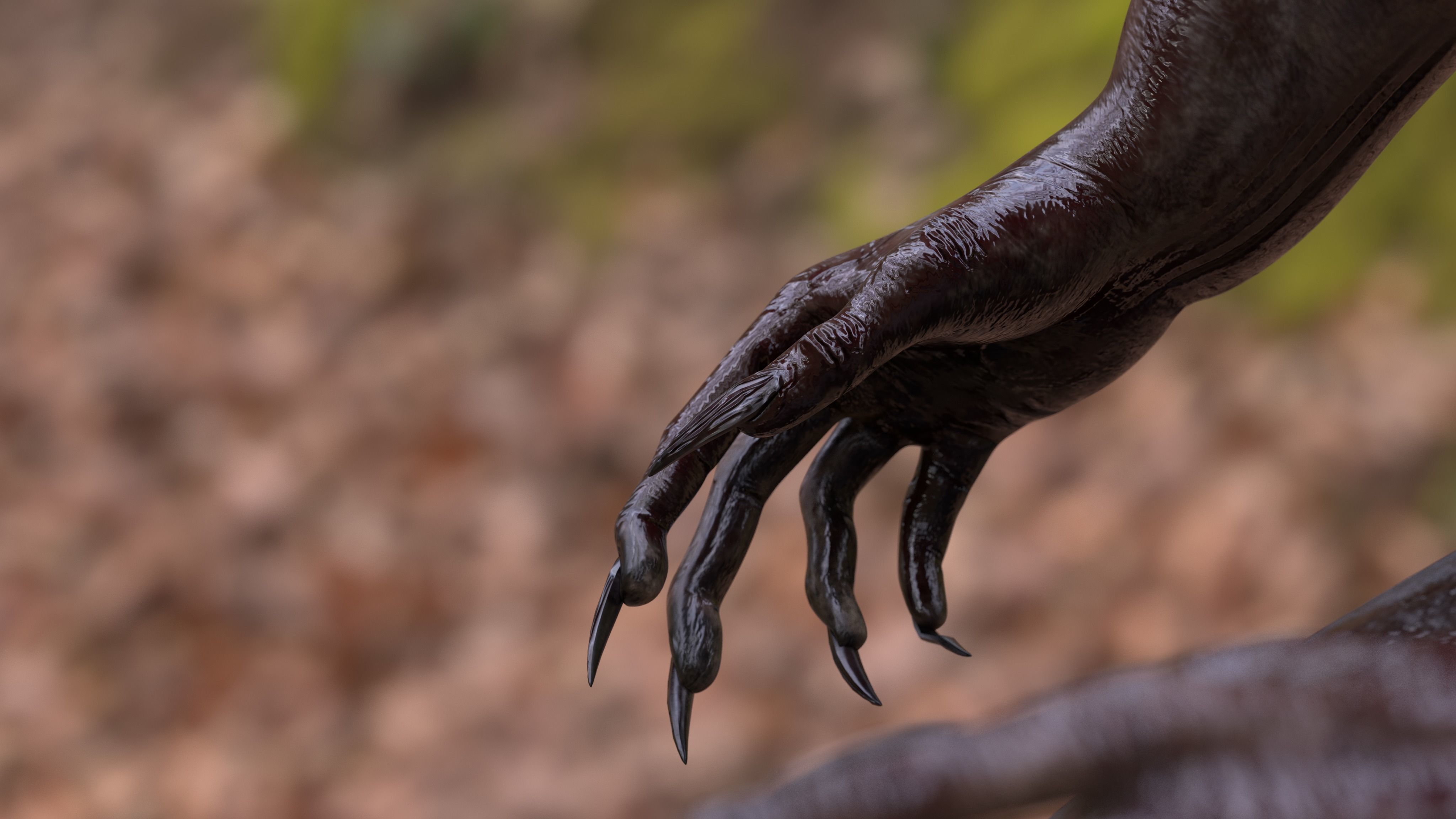 THE WITCH OF THE FOREST Low-poly 3D model_6