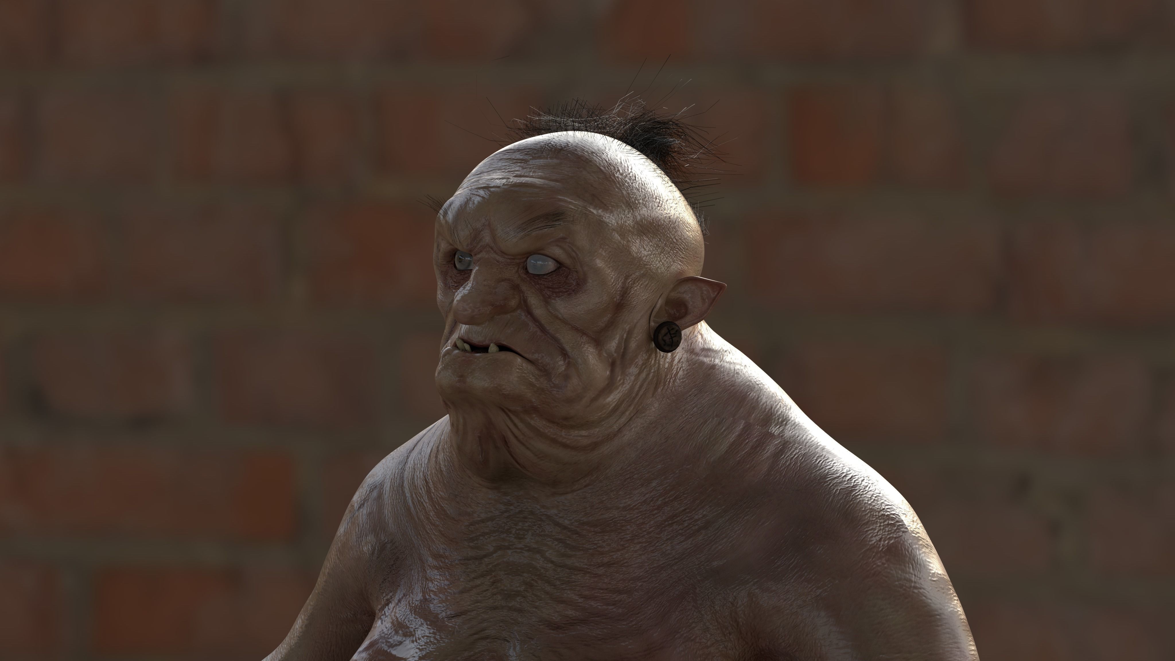 THE WITCH OF THE FOREST Low-poly 3D model_14