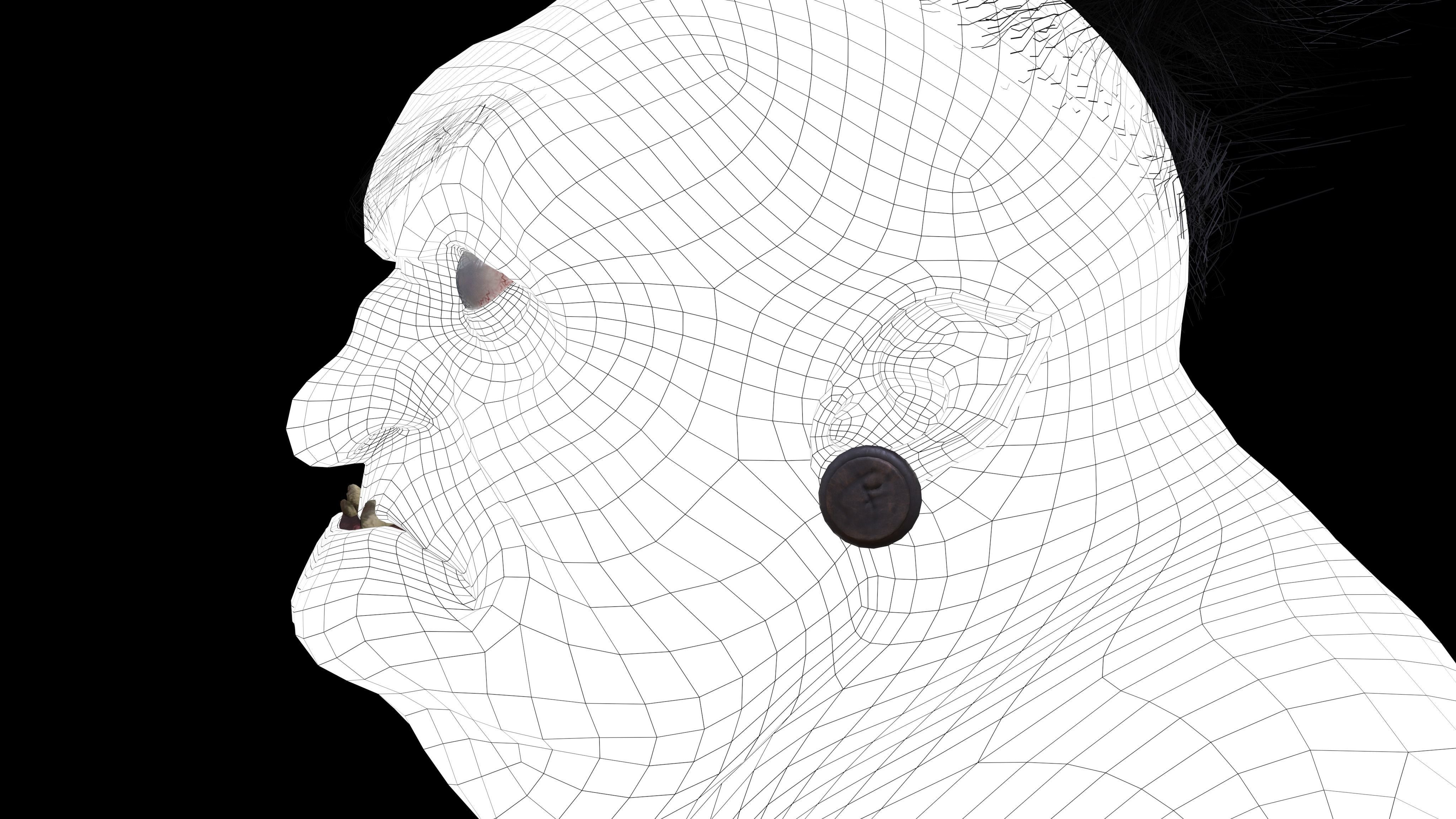 THE WITCH OF THE FOREST Low-poly 3D model_21