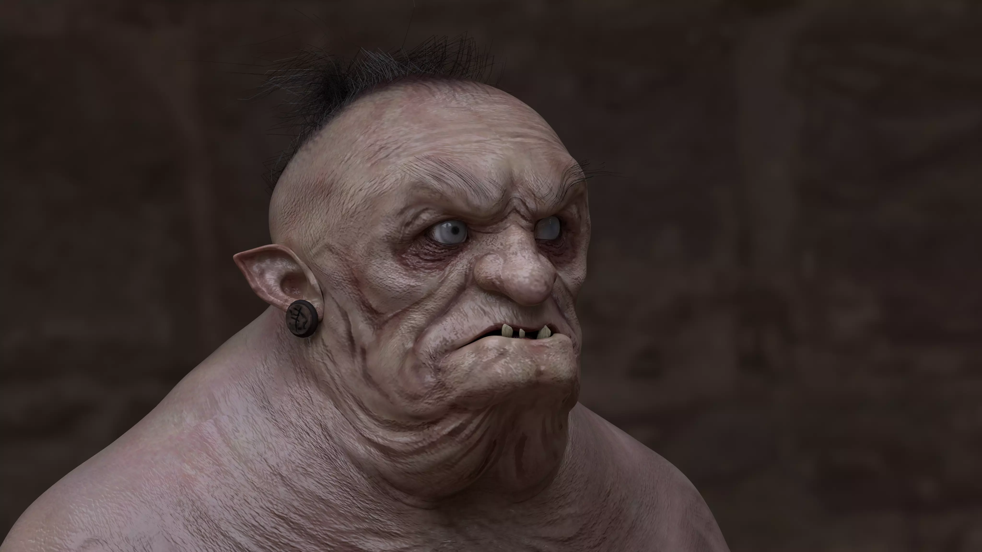 THE WITCH OF THE FOREST Low-poly 3D model_0