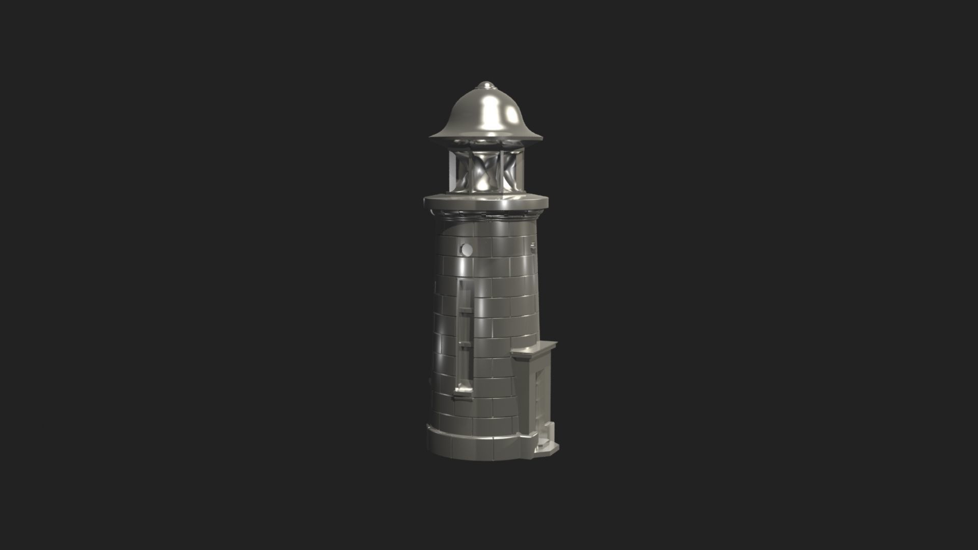 Mangalia Old Lighthouse 3D print model_7
