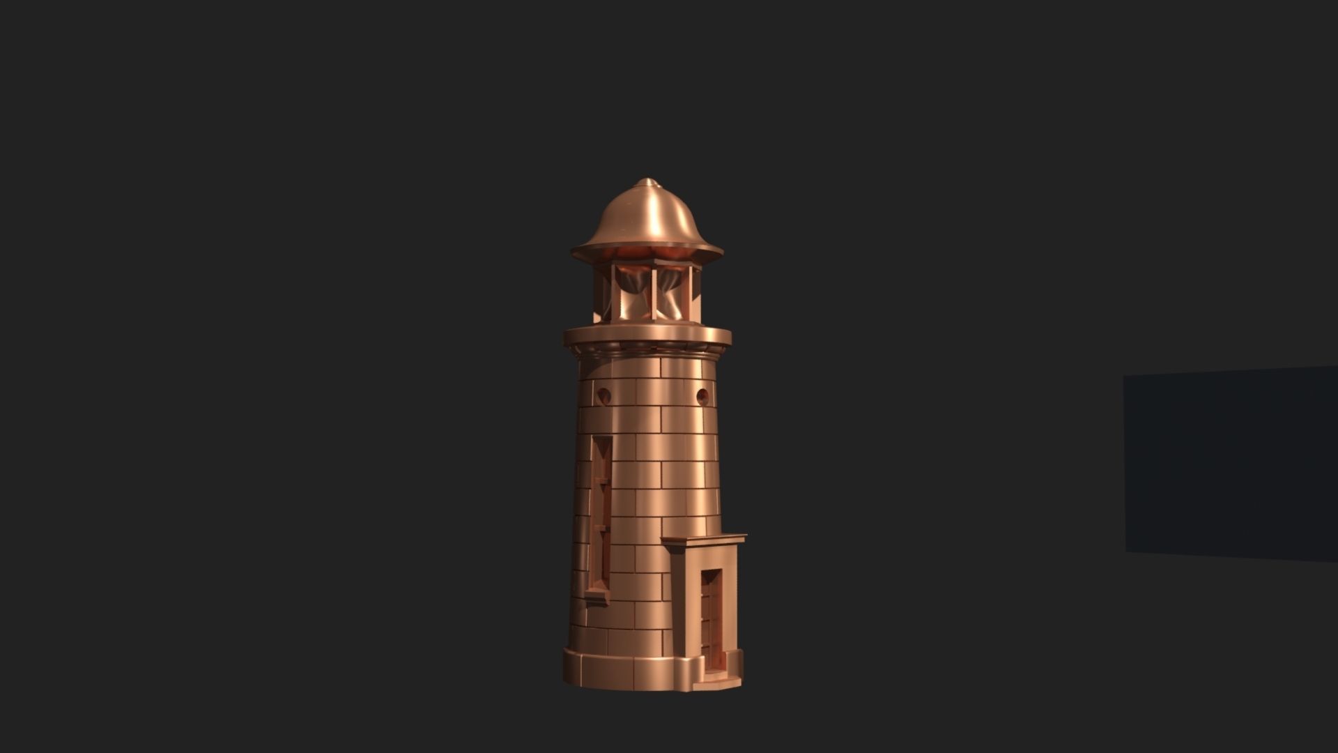 Mangalia Old Lighthouse 3D print model_1