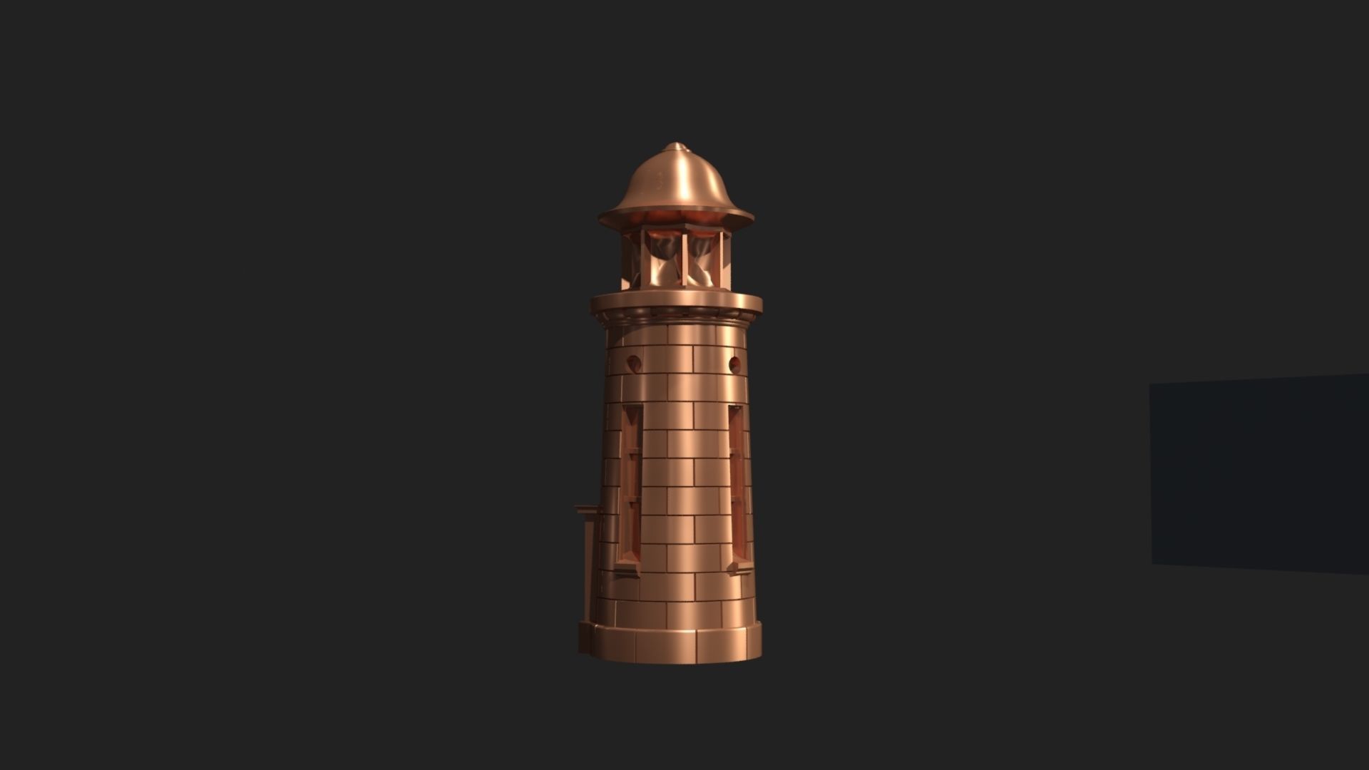 Mangalia Old Lighthouse 3D print model_4