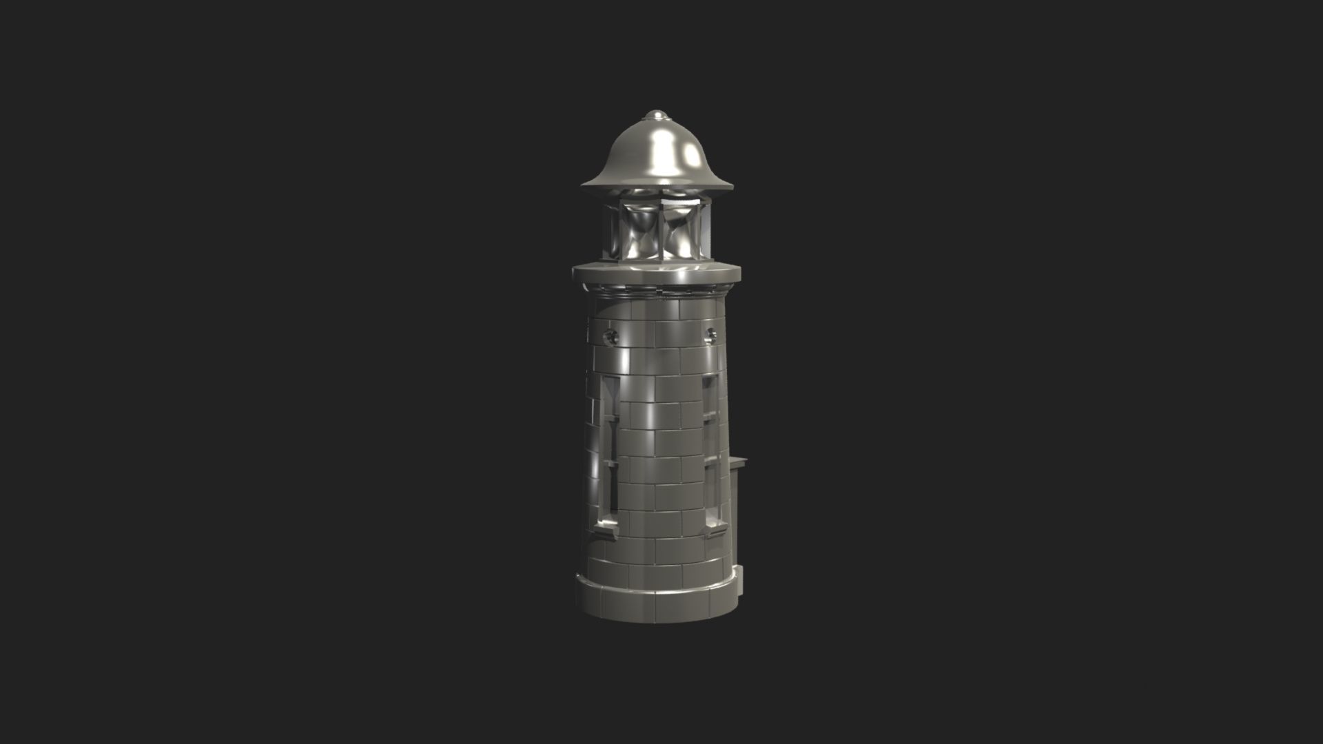 Mangalia Old Lighthouse 3D print model_6
