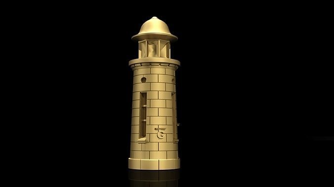 Mangalia Old Lighthouse 3D print model