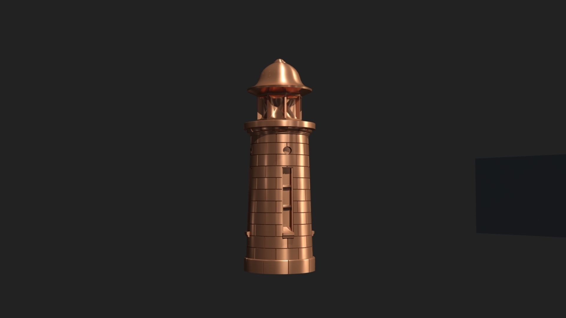 Mangalia Old Lighthouse 3D print model_3