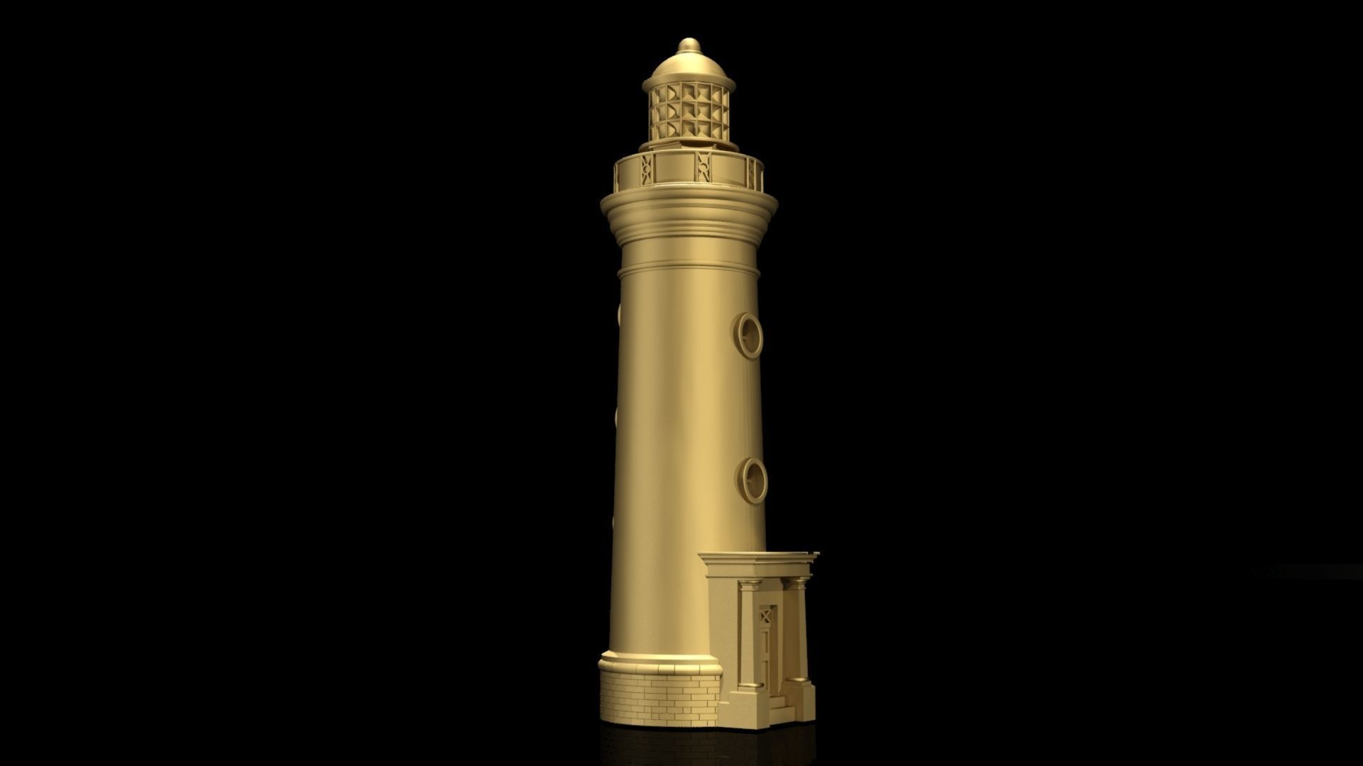 THE OBSERVATORY LIGHTHOUSE IN SULINA 3D print model_3