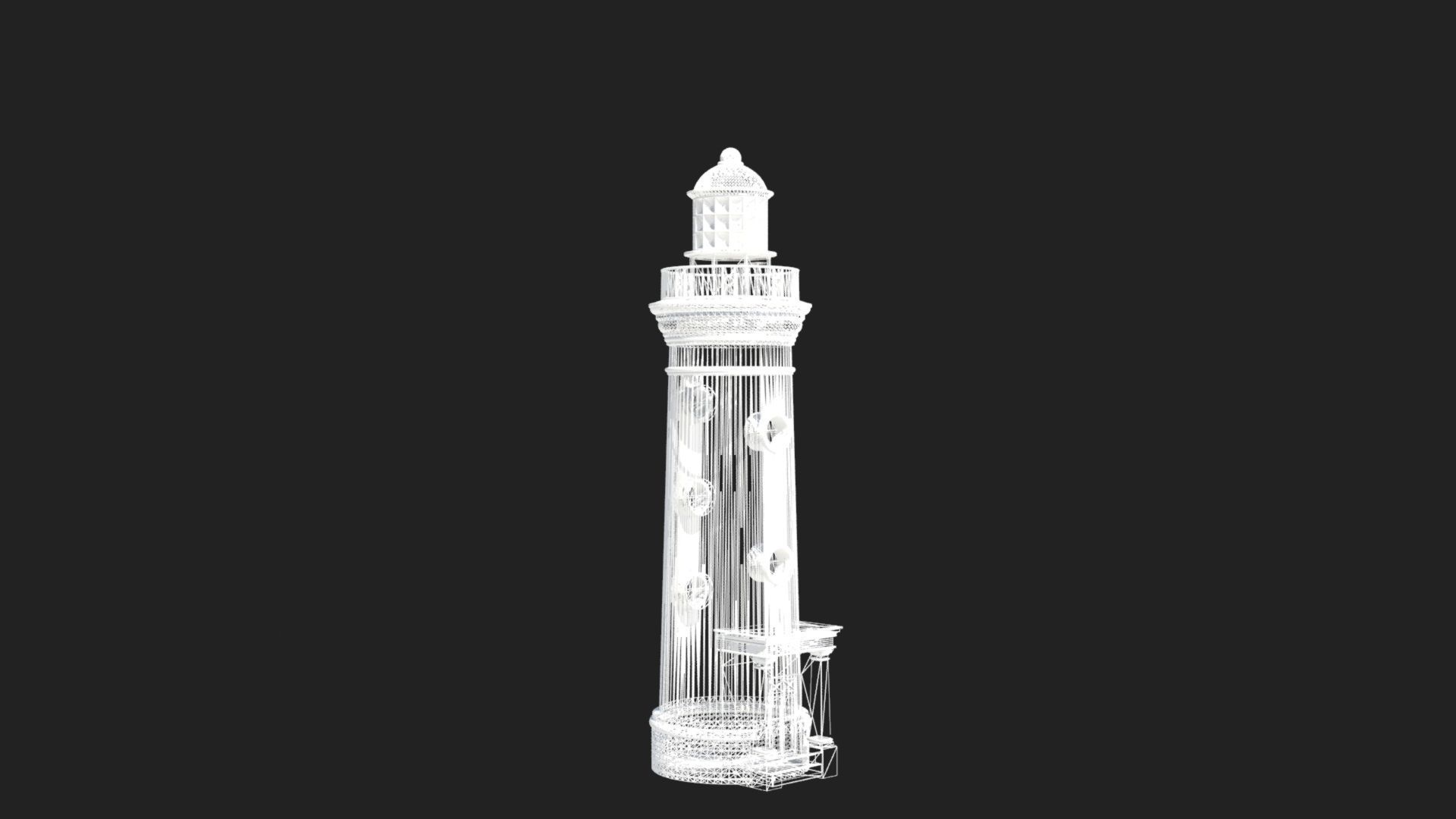THE OBSERVATORY LIGHTHOUSE IN SULINA 3D print model_7