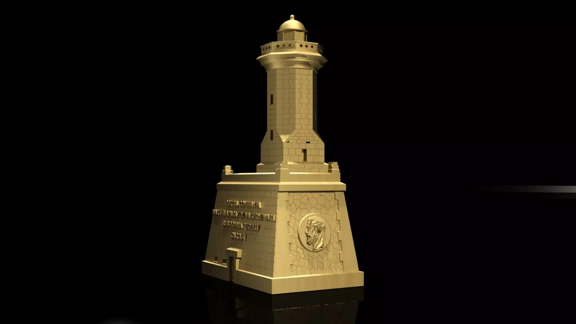 King Charles The First Lighthouse in Constanta 3D print model_0