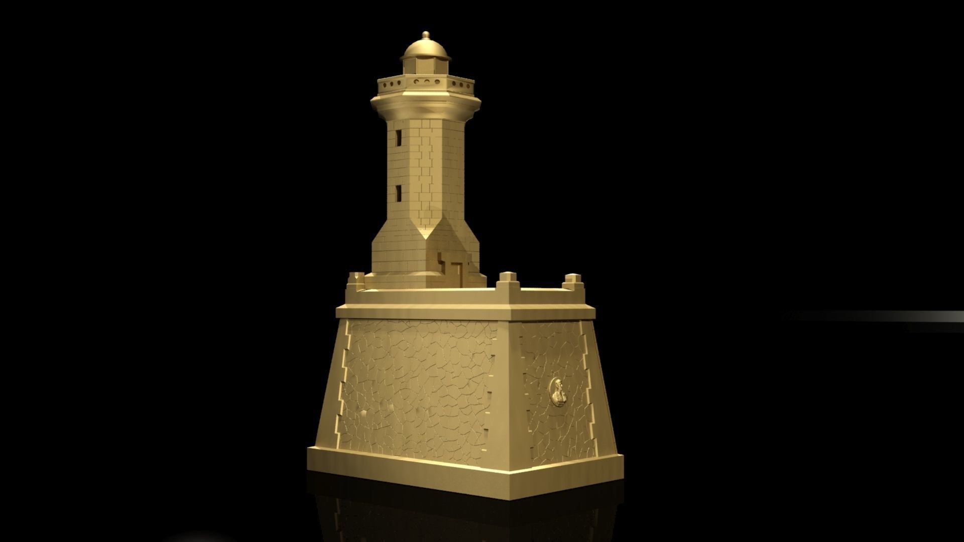 King Charles The First Lighthouse in Constanta 3D print model_2