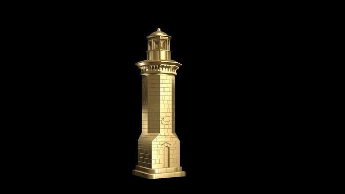 Genoese Lighthouse - Decorative Magnet 3D print model