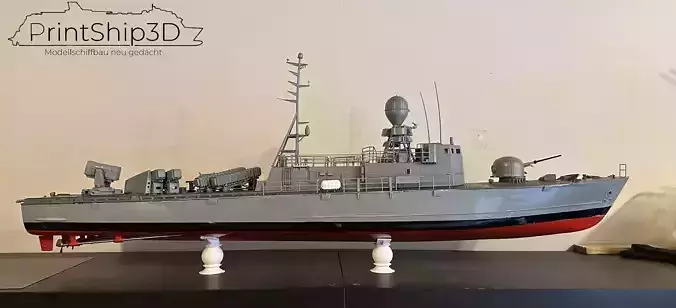 German fast attack boat - GEPARD - Kl143A 3D print model