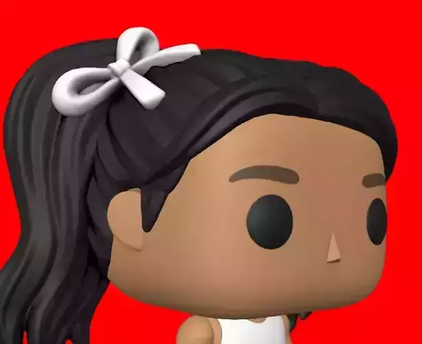 CUSTOM FUNKO POP - HAIR 16 3D print model
