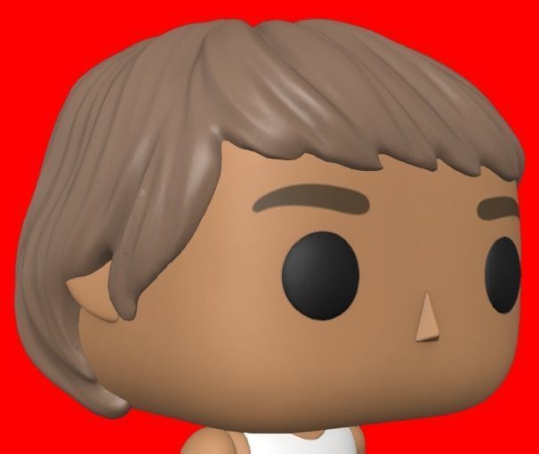 CUSTOM FUNKO POP - HAIR 17 3D print model_2