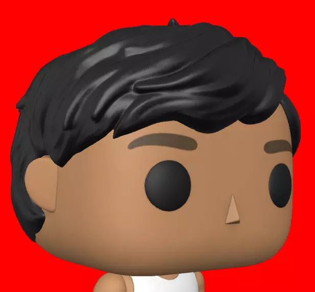 CUSTOM FUNKO POP - HAIR 18 3D print model_0