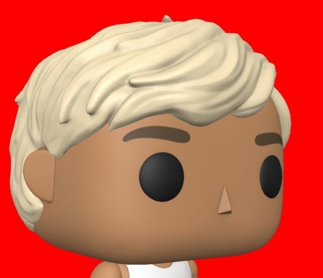 CUSTOM FUNKO POP - HAIR 18 3D print model_3