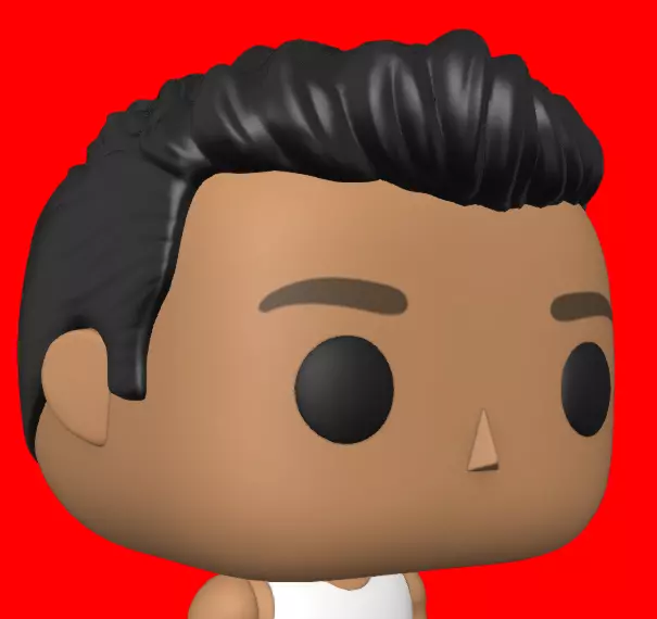 CUSTOM FUNKO POP - HAIR 19 3D print model_0