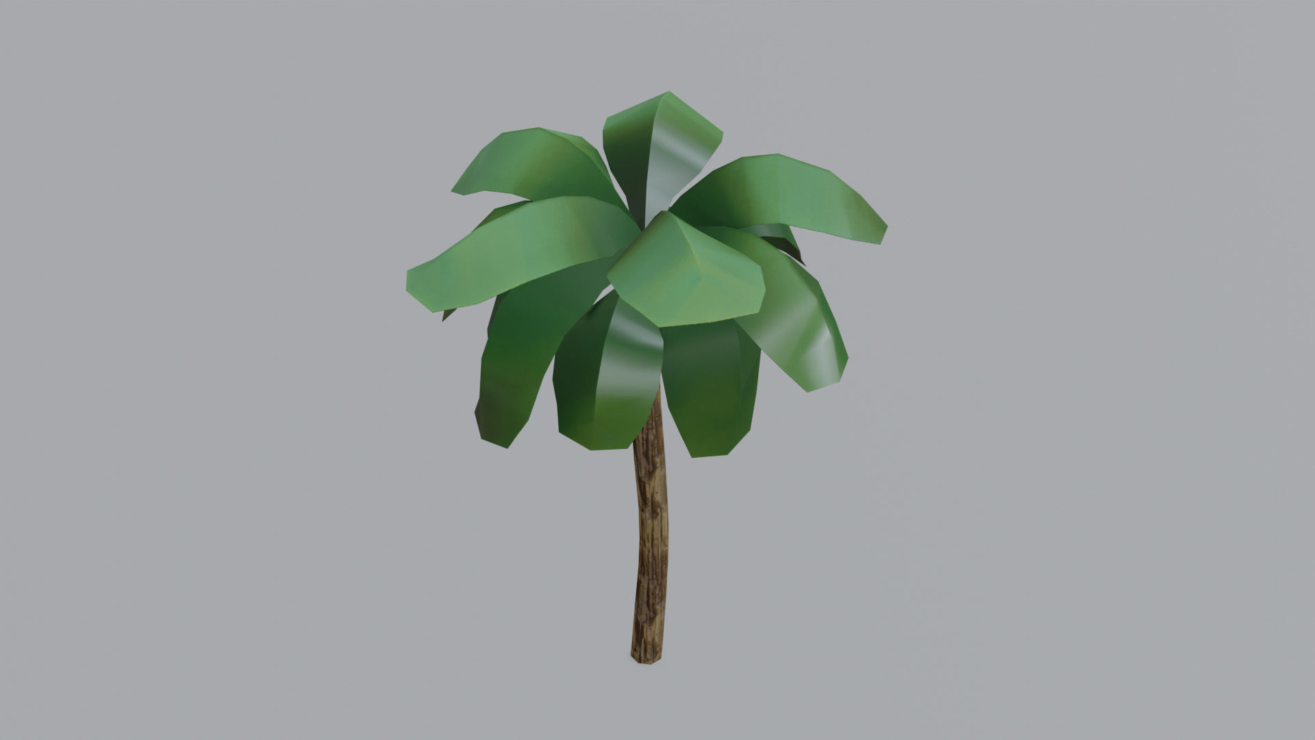 Stylized Plants Pack pbr Low-poly 3D model_5