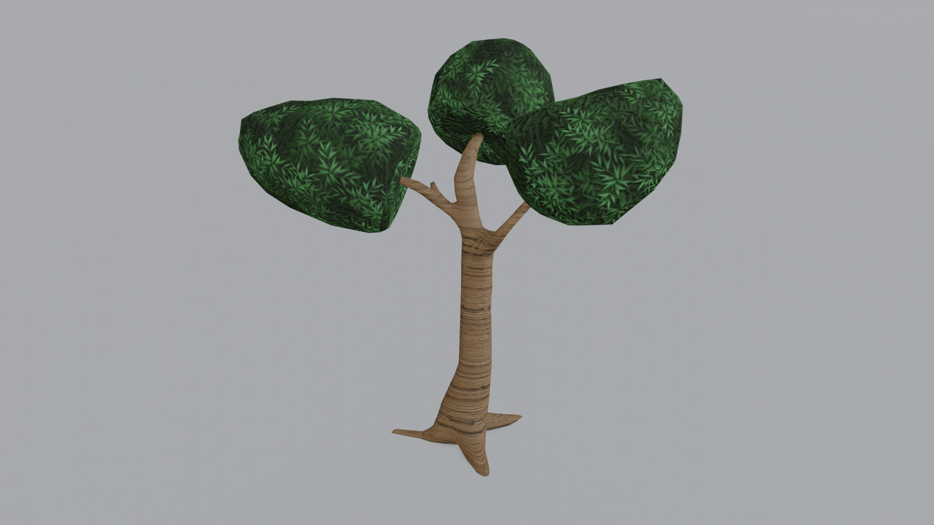 Stylized Plants Pack pbr Low-poly 3D model_1