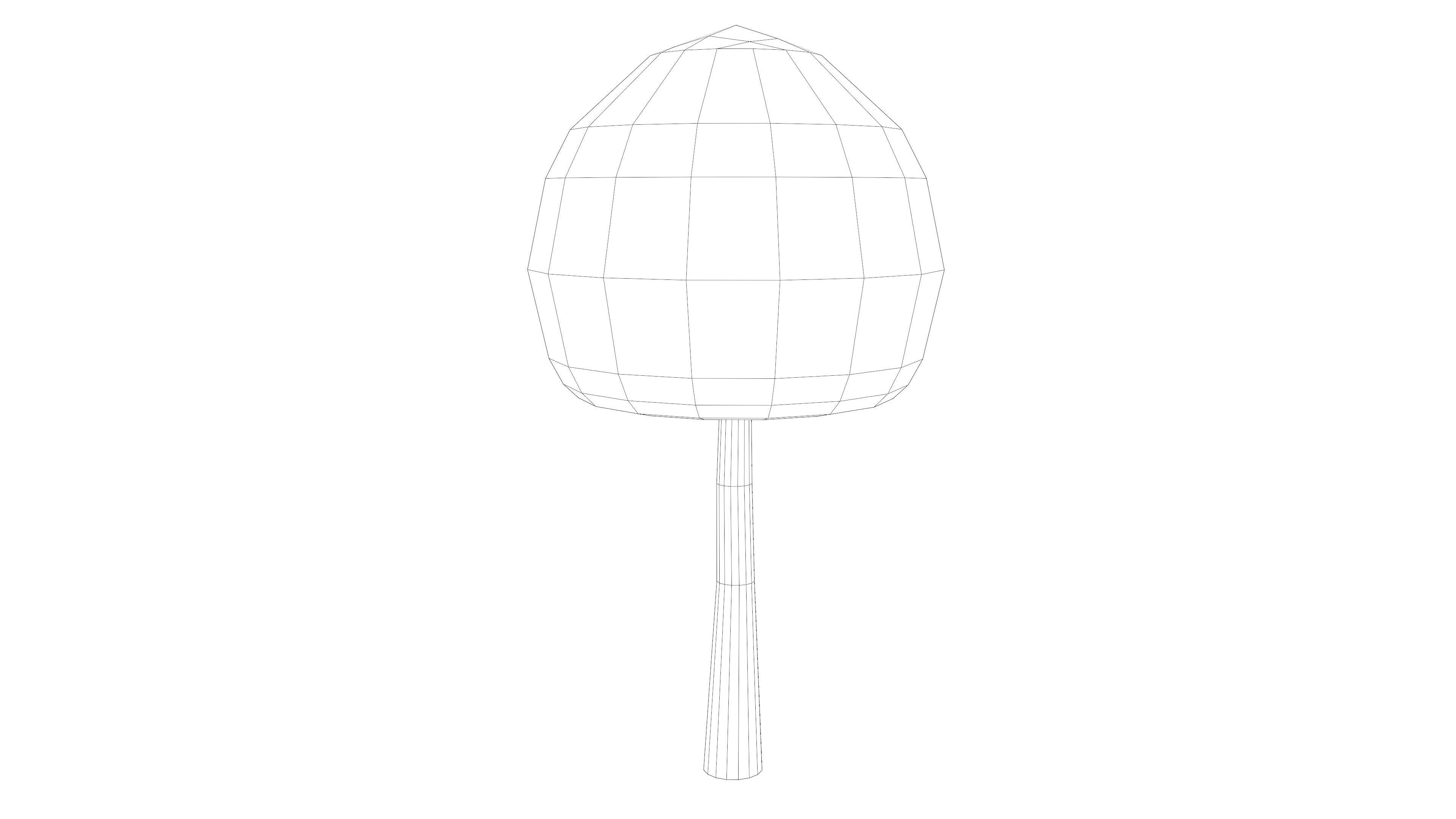 Stylized Plants Pack pbr Low-poly 3D model_25