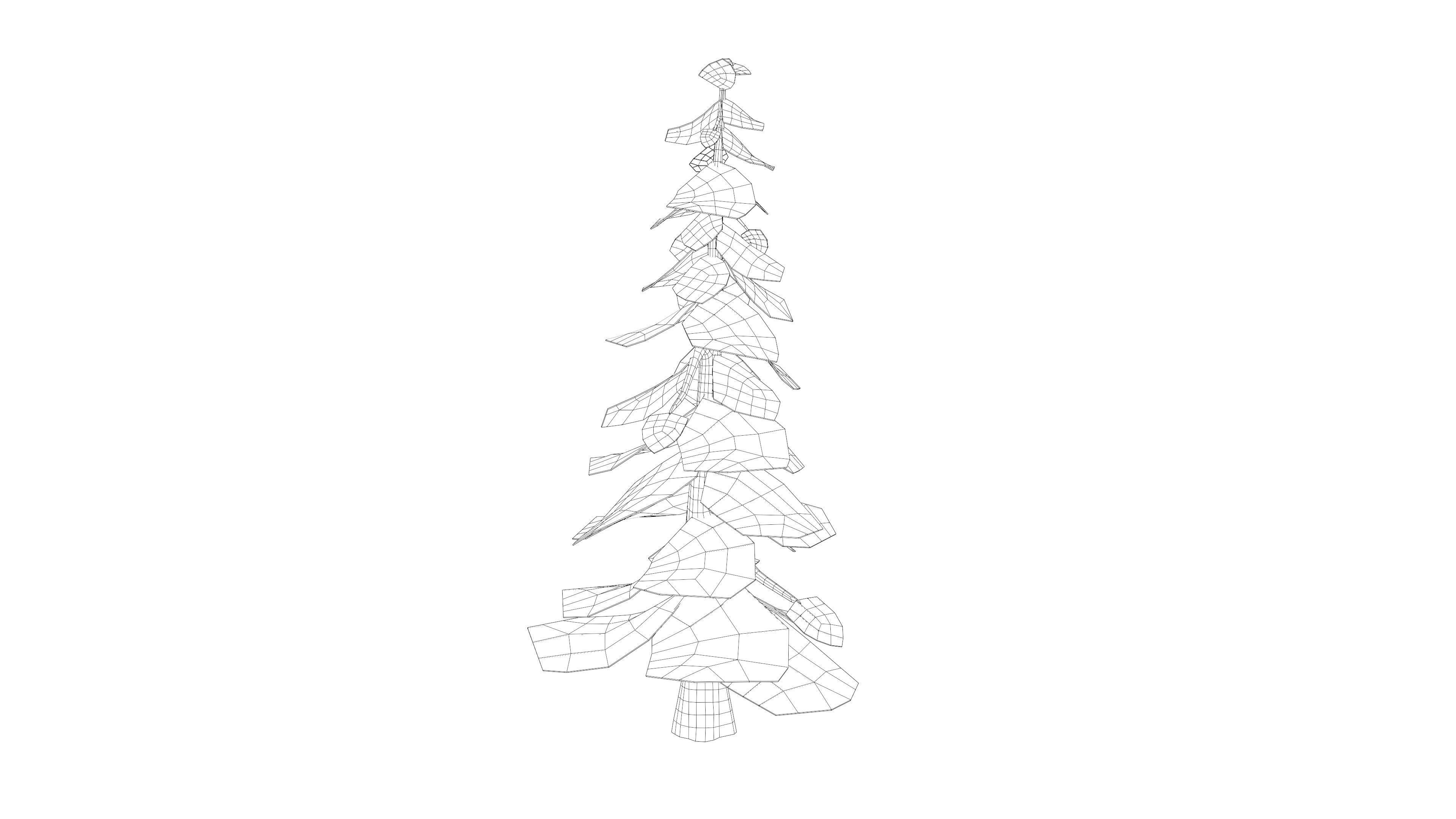 Stylized Plants Pack pbr Low-poly 3D model_21