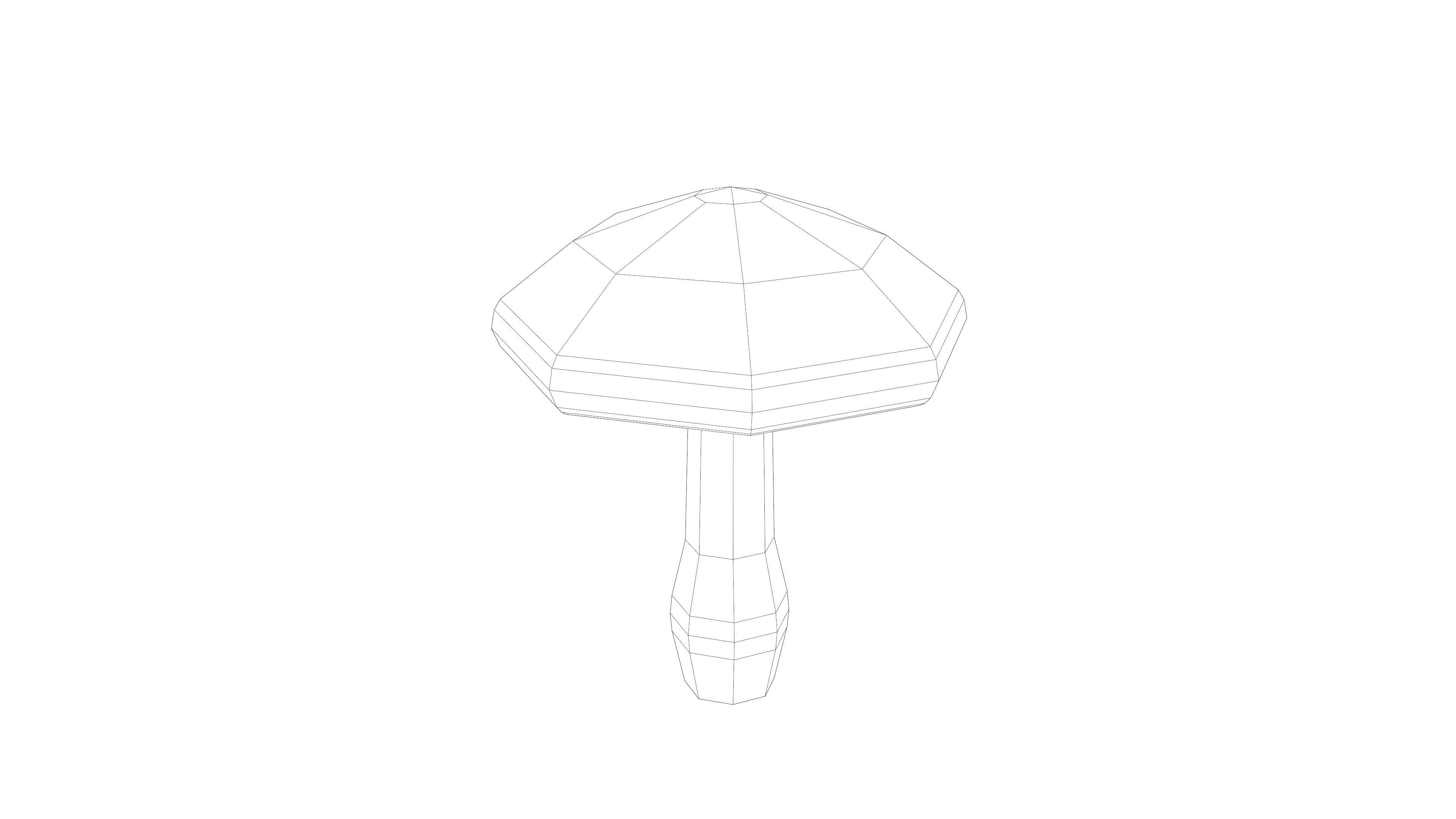 Stylized Plants Pack pbr Low-poly 3D model_20