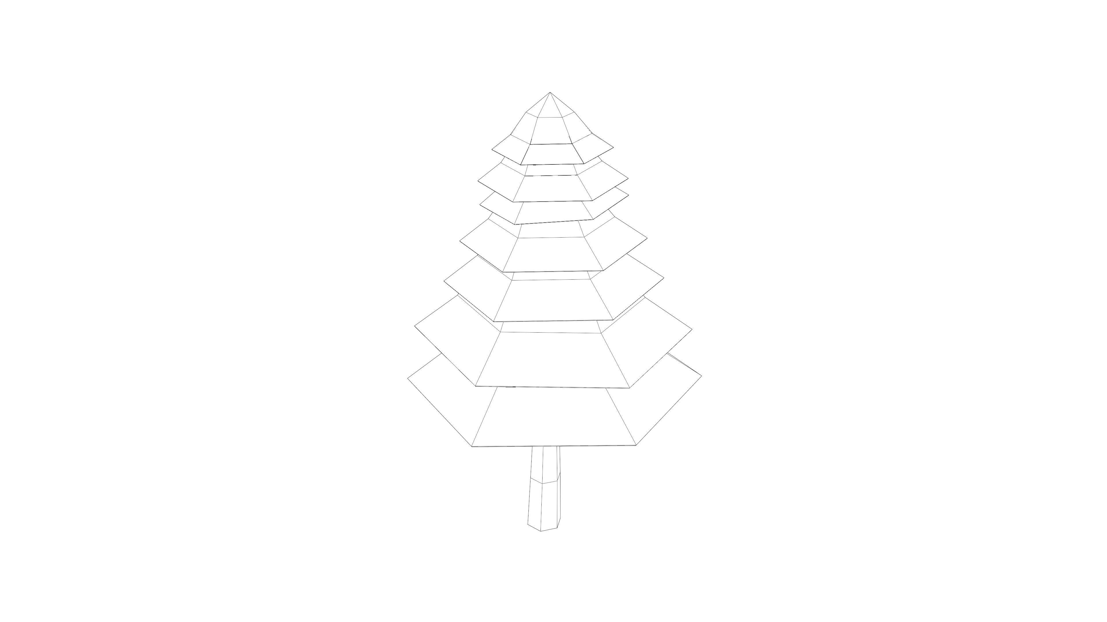 Stylized Plants Pack pbr Low-poly 3D model_24