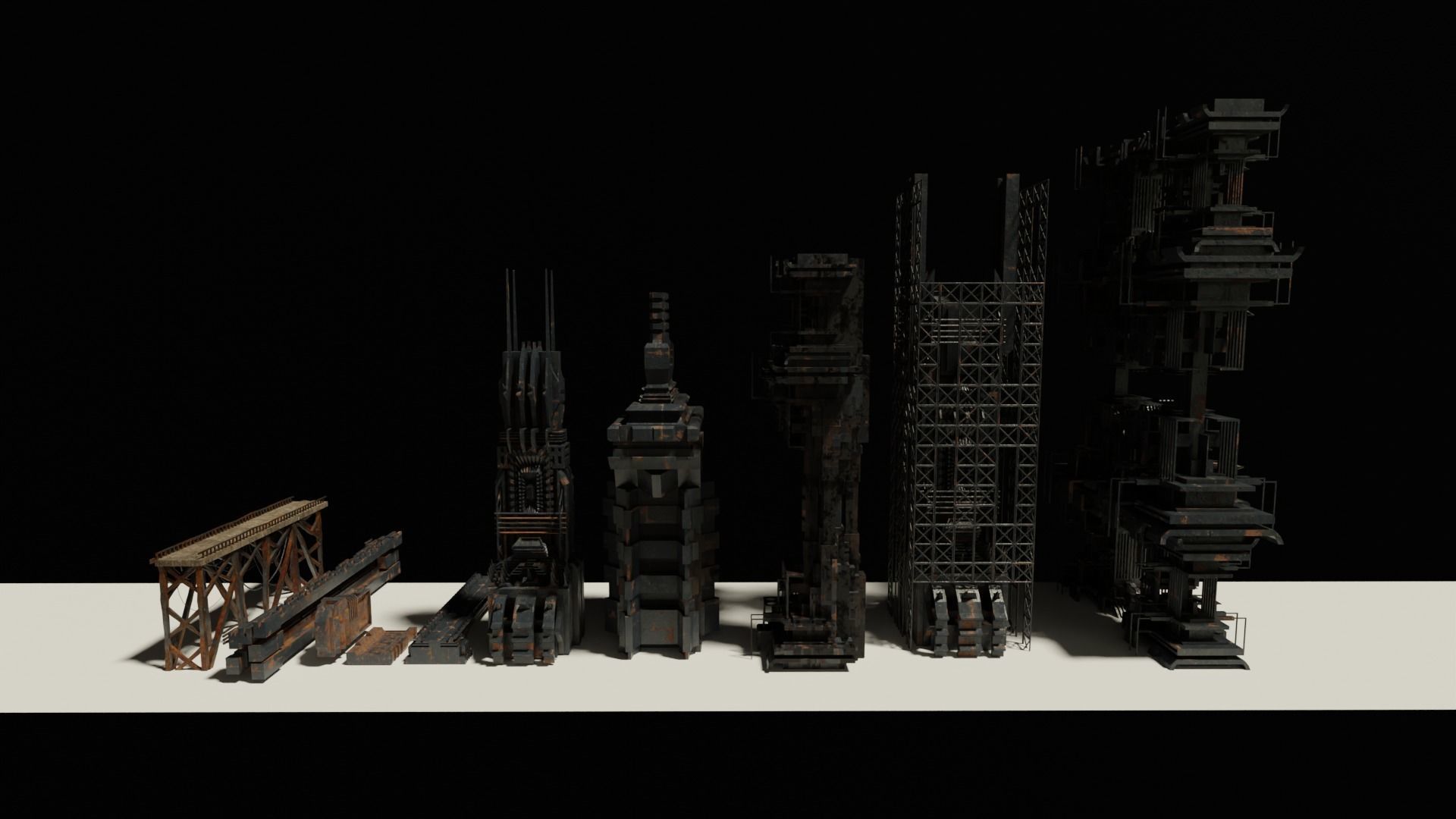 Abandoned Mine - Concept Art Scene 3D model_3