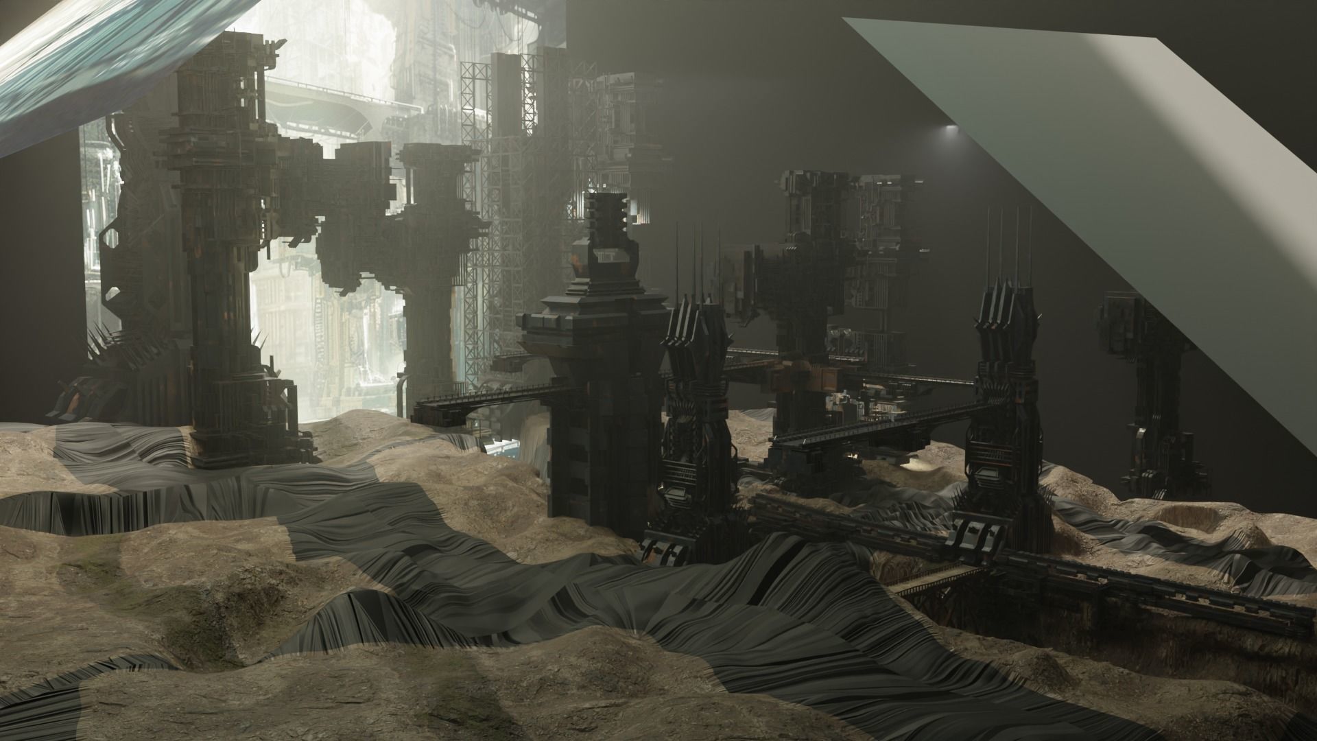 Abandoned Mine - Concept Art Scene 3D model_5