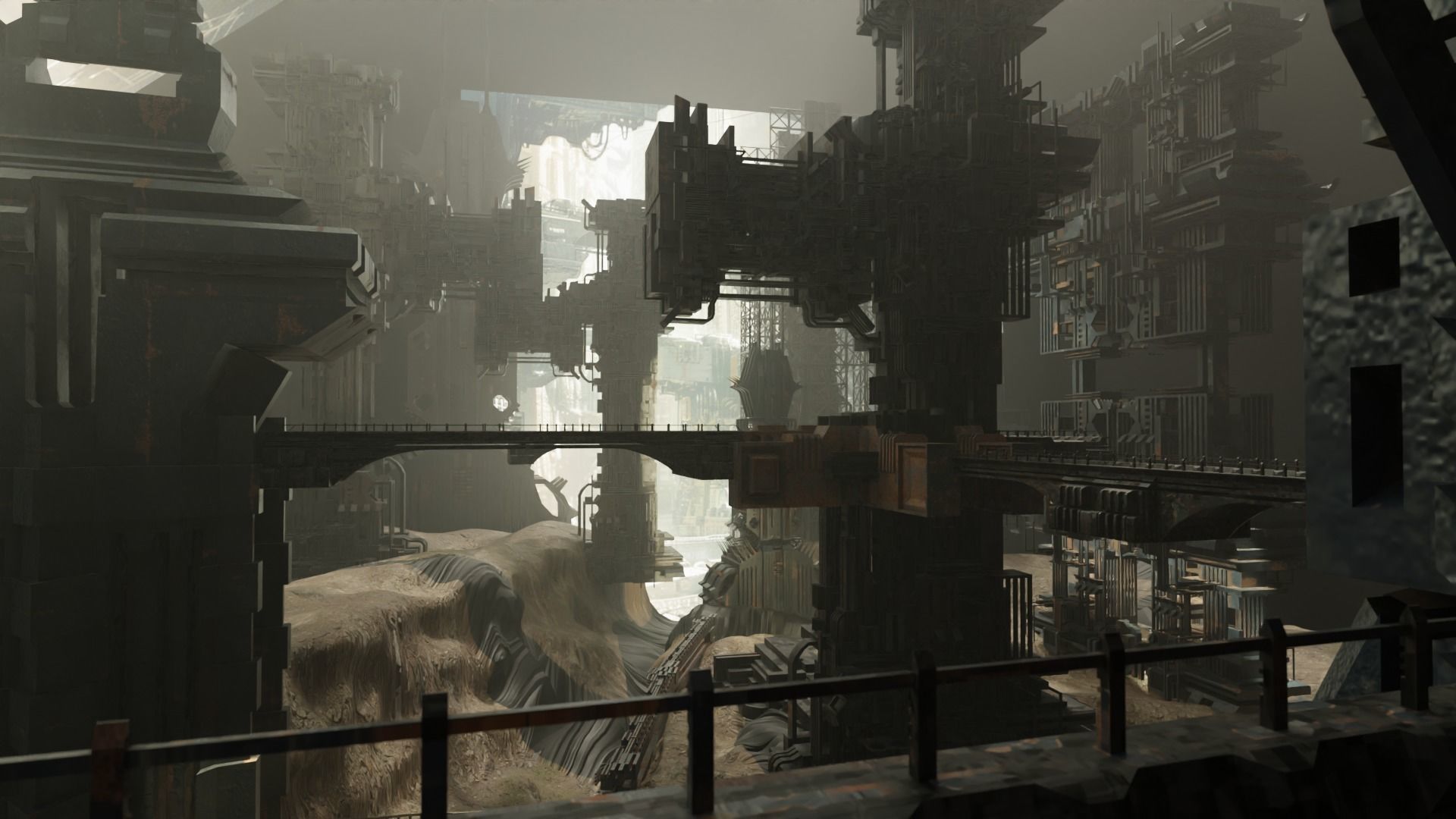 Abandoned Mine - Concept Art Scene 3D model_7