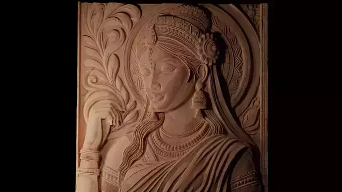 Philosopher CNC 3d Print High Relief Sand Casting 3D print model