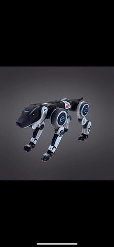 Robot dog 3D print model