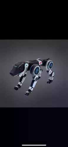 Robot dog 3D print model