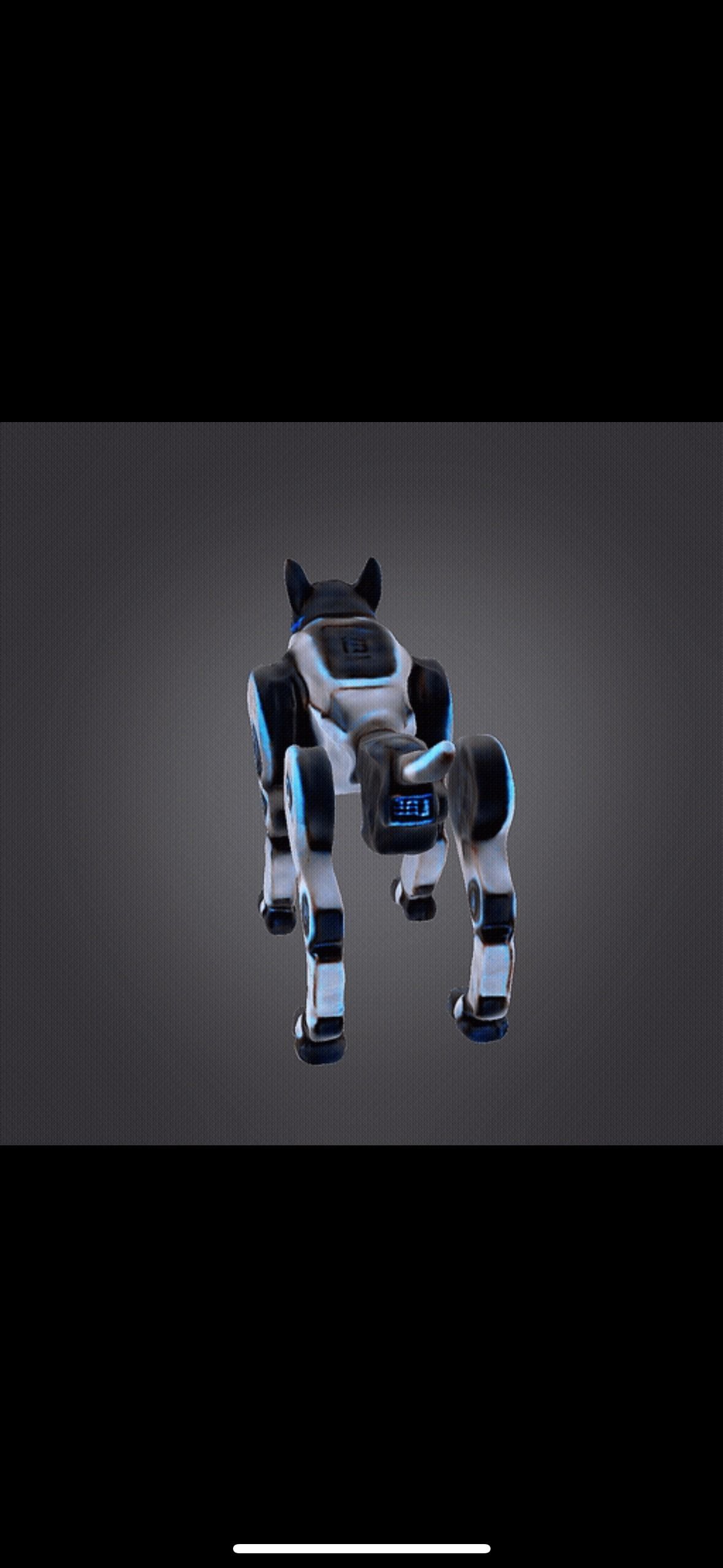 Masculer robot dog 3D print model_1