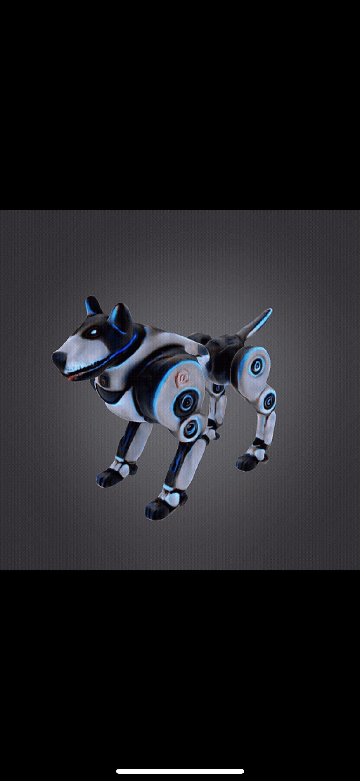 Masculer robot dog 3D print model_3