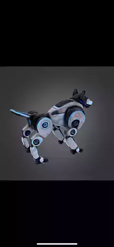 Masculer robot dog 3D print model