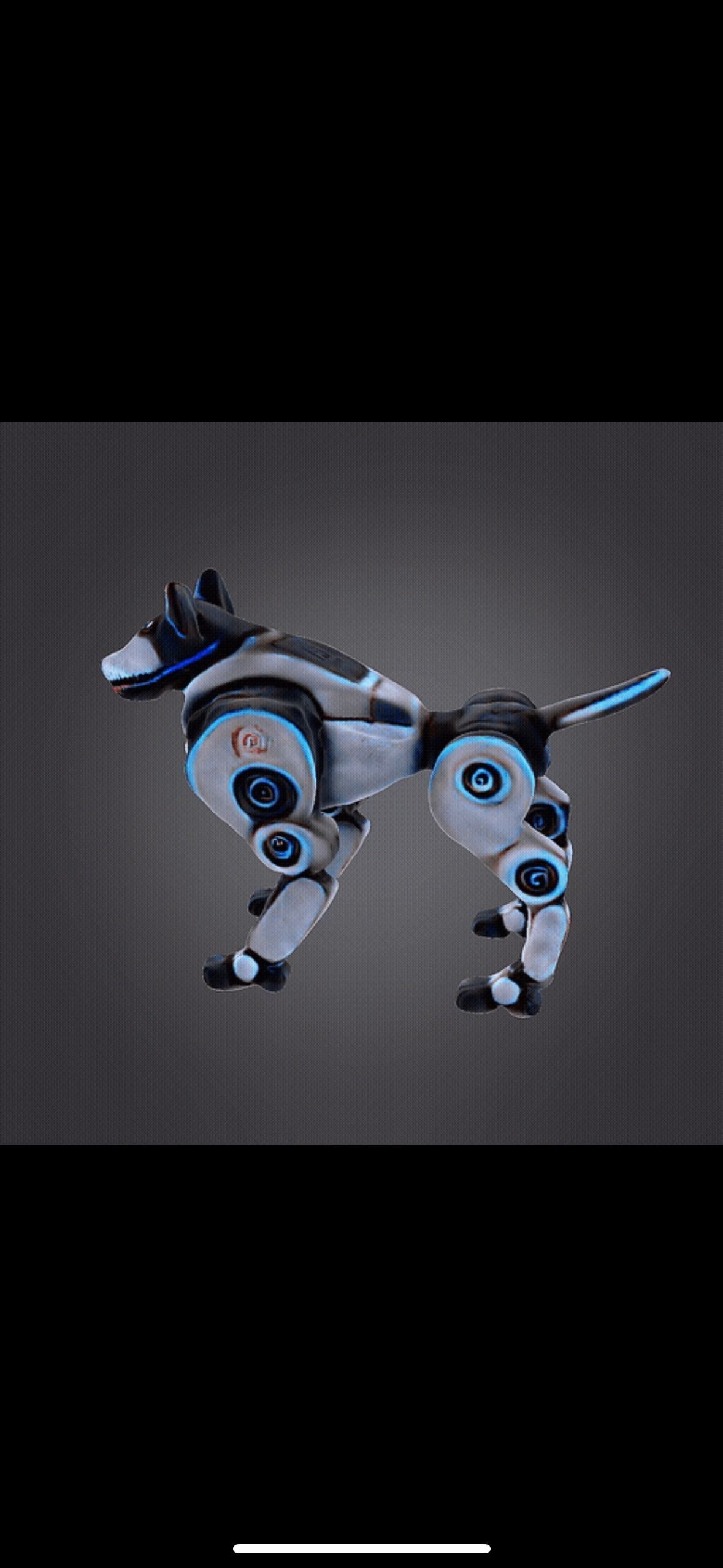 Masculer robot dog 3D print model_2