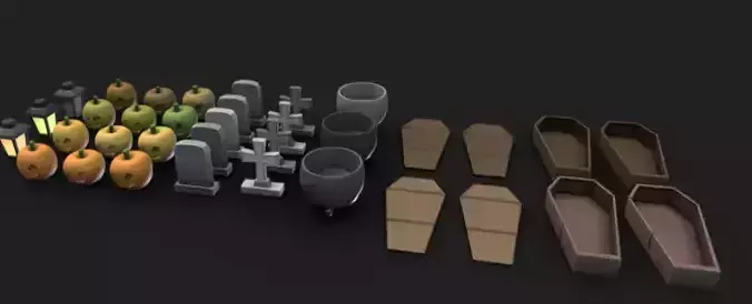 Festivity Halloween Low-poly 3D model