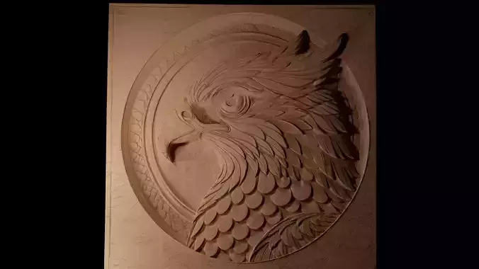 Osprey CNC 3d Print High Relief Sand Casting