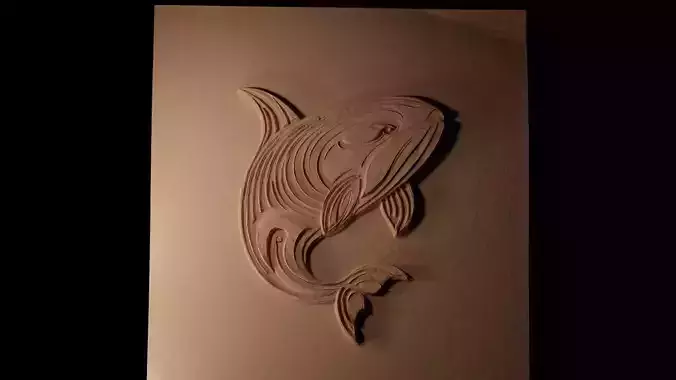 Orca CNC 3d Print High Relief Sand Casting