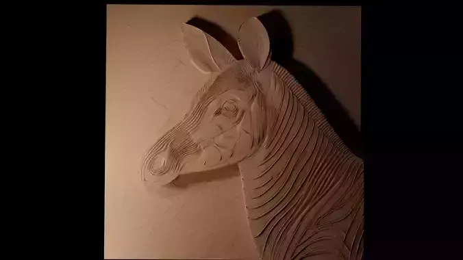 Okapi CNC 3d Print High Relief Sand Casting