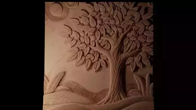 Neem CNC 3d Print High Relief Sand Casting