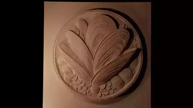 Mussel CNC 3d Print High Relief Sand Casting